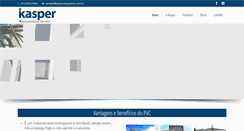 Desktop Screenshot of kasperesquadrias.com.br